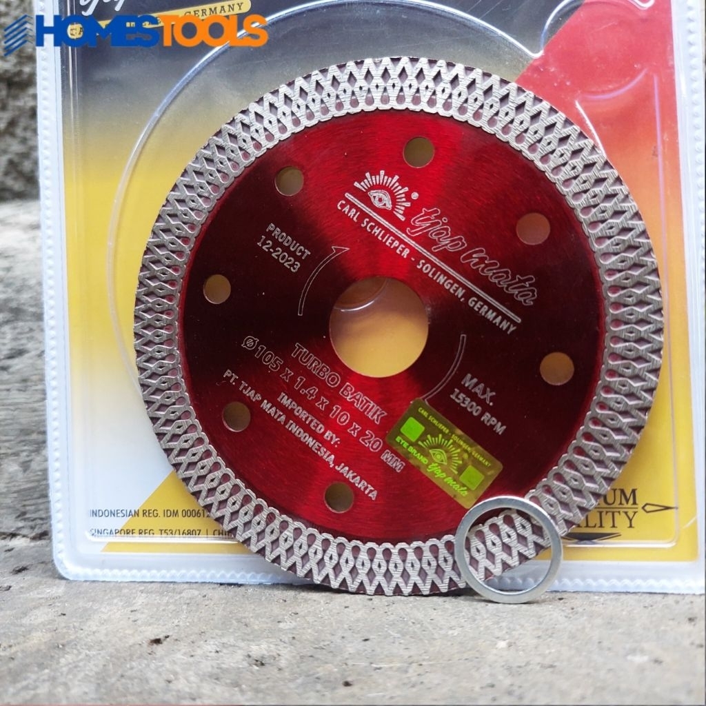 Mata Gerinda Pisau Potong Keramik Granit Tjap mata 4 Inch Mata Gerinda Cap Mata Turbo Batik Diamond 