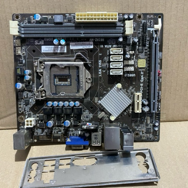 Motherboard Mobo h61 socket 1155 Merk Ecs