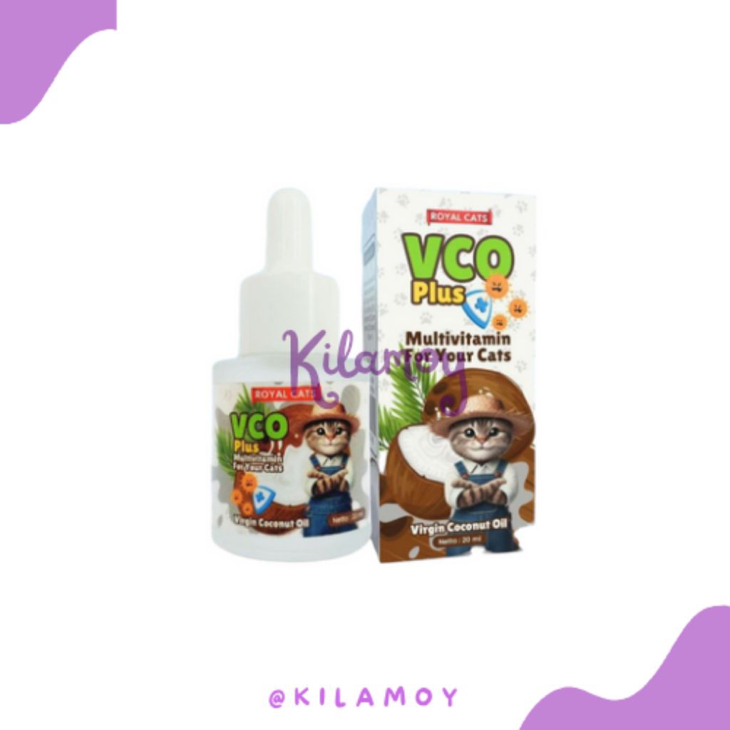 VCO 20ml Virgin Coconut Oil ROYAL CARE Kucing Anjing | Vitamin Hewan VCO Kucing Murni Minyak Kelapa