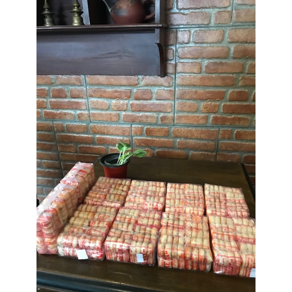 

Forcysn Kue Kacang Original Kemasan 250G (Isi 80 Biji) Kue Kacang Cemilan Keluarga