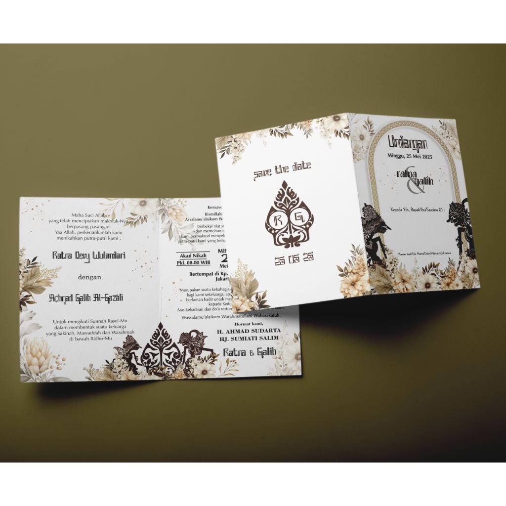 undangan nikah dan ngunduh mantu