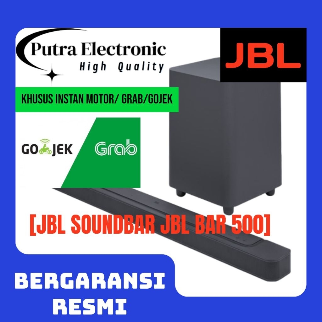 JBL BAR 500 INSTAN BIKE SOUNDBAR ATMOS 5.1 ORIGINAL IMS WARRANTY
