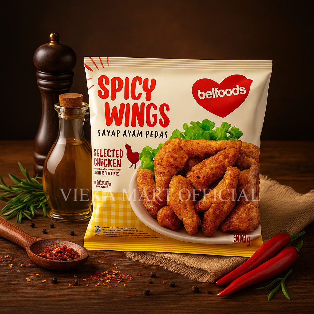 

Spicy Wings Belfoods 500g: Siap Goreng/Panggang, Pedas Mantap Bikin Nagih!/Belfoods Spicy Wings 500g - Daging Ayam Empuk, Bumbu Pedas Menggoda Selera/Spicy Wings Belfoods 500g: Solusi Cepat Sajian Ayam Pedas Favorit Anda!