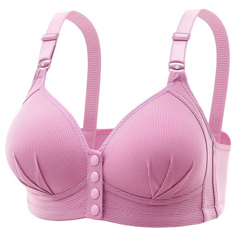 KODE D83T Bh Wanita Tanpa Kawat Push Up Bra Jumbo Kancing Depan Big Size Ukuran Besar 3646 LD 125 B1