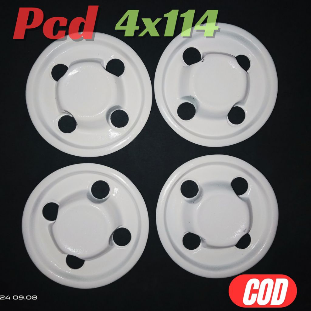 (4PCS) Dop Velg Kaleng PCD 4x114 Avanza , Xenia, Carry,Wuling bisa untuk ring 13,14,15,16,17 bayar d