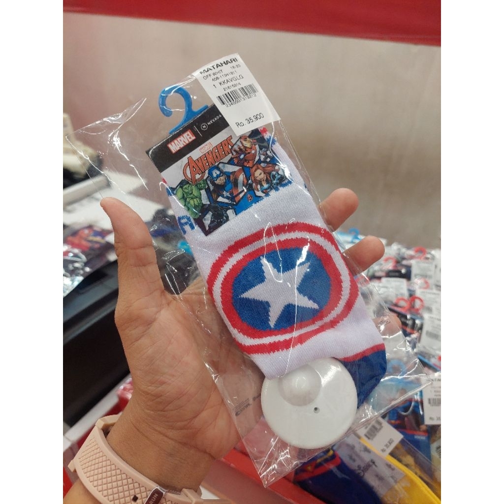 Kaos kaki MARVEL original matahari // dapat 3 pcs