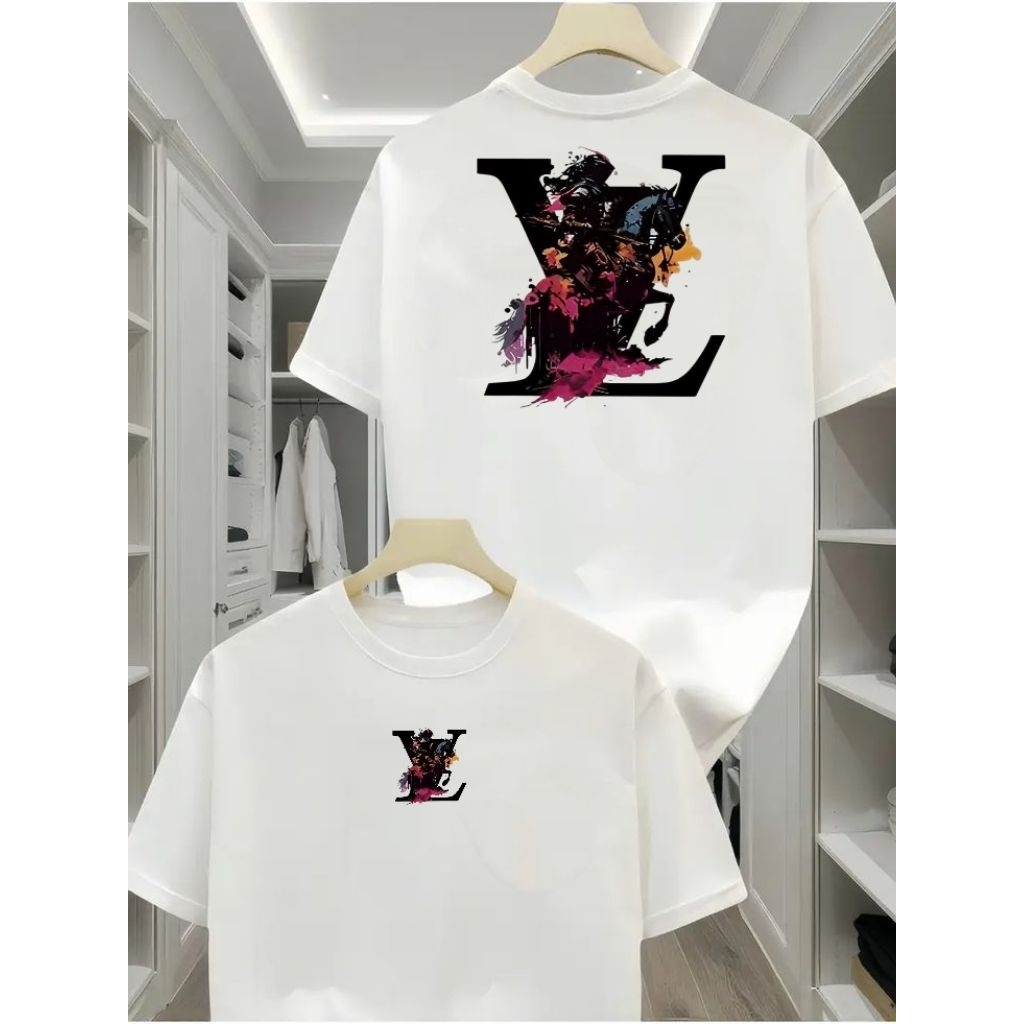 LOVIE STORE22 - Kaos baju pria dan wanita lengan pendek bahan cotton combad 24s. 100% bahan katun su