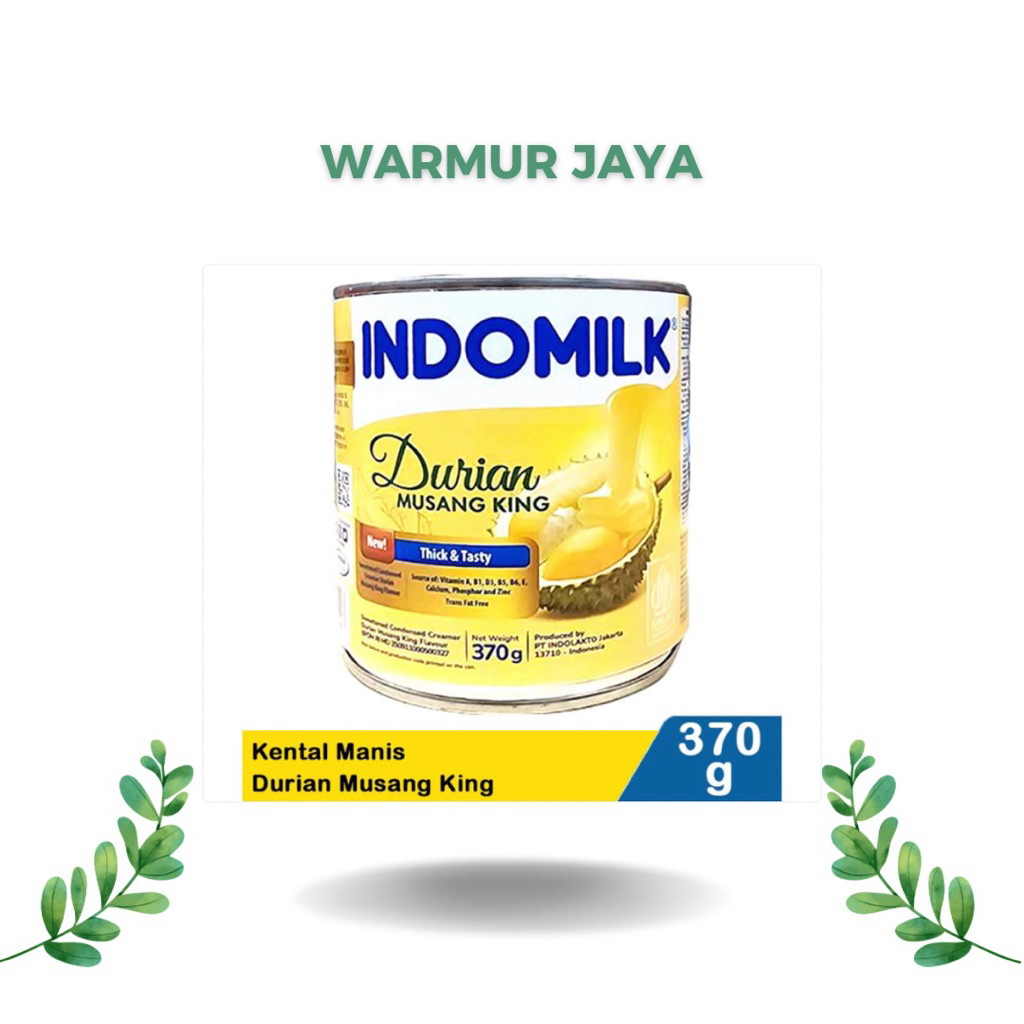 

INDOMILK kental manis rasa durian musang king 370 gr