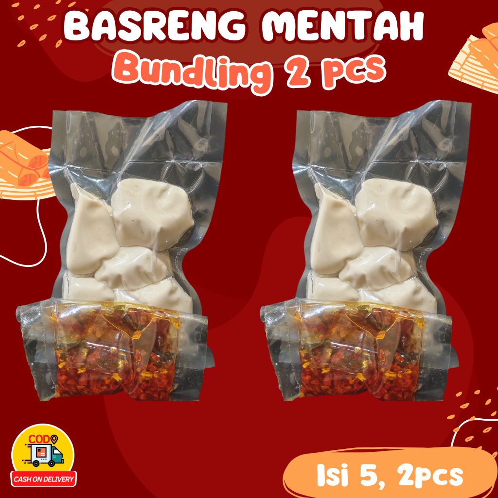 

BASRENG MENTAH CHILI OIL 2 PCS PAKET HEMAT BASRENG CHILI OIL ISI 5 DAPAT 2 PCS BASRENG MURAH