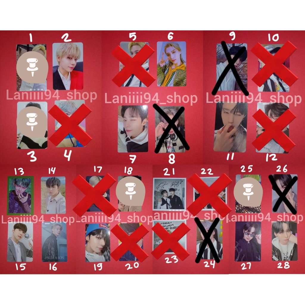 (50K/4pcs) PC Oneus Leedo, Keonhee, Hwanwoong, Xion (Penting Baca Deskripsi)