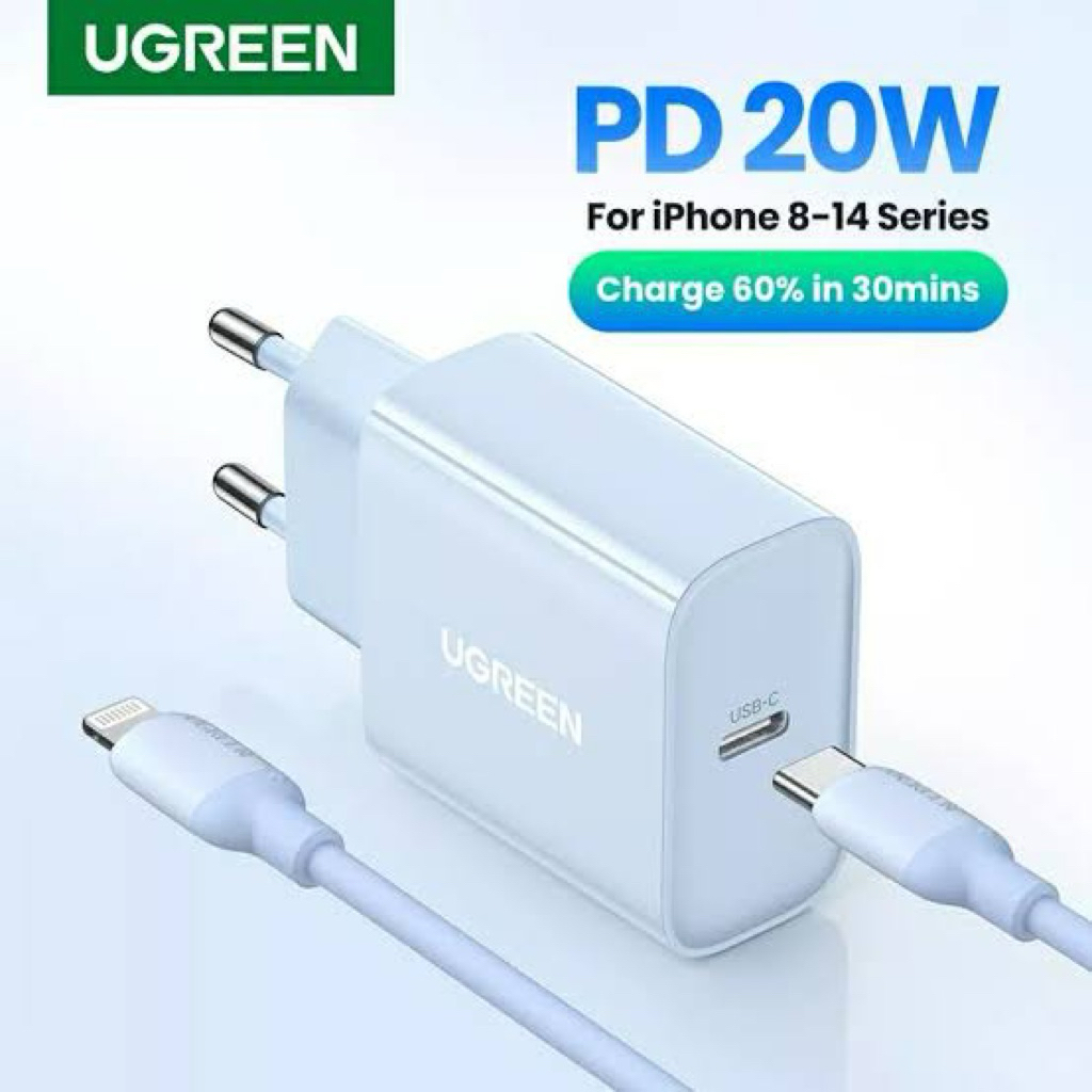 CHARGER UGREEN MFI BLUE