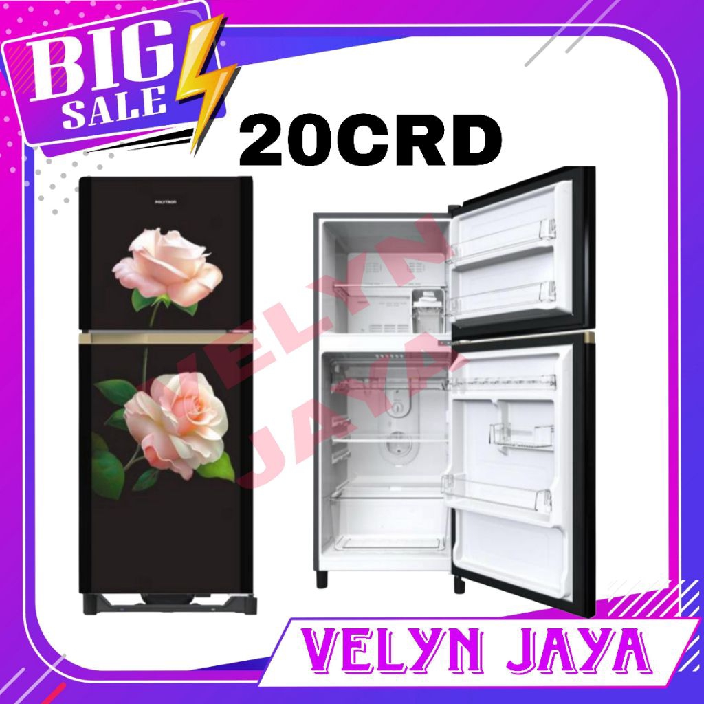 Kulkas polytron 2 pintu no frost kulkas 2 pintu polytron pintu kaca 20crd