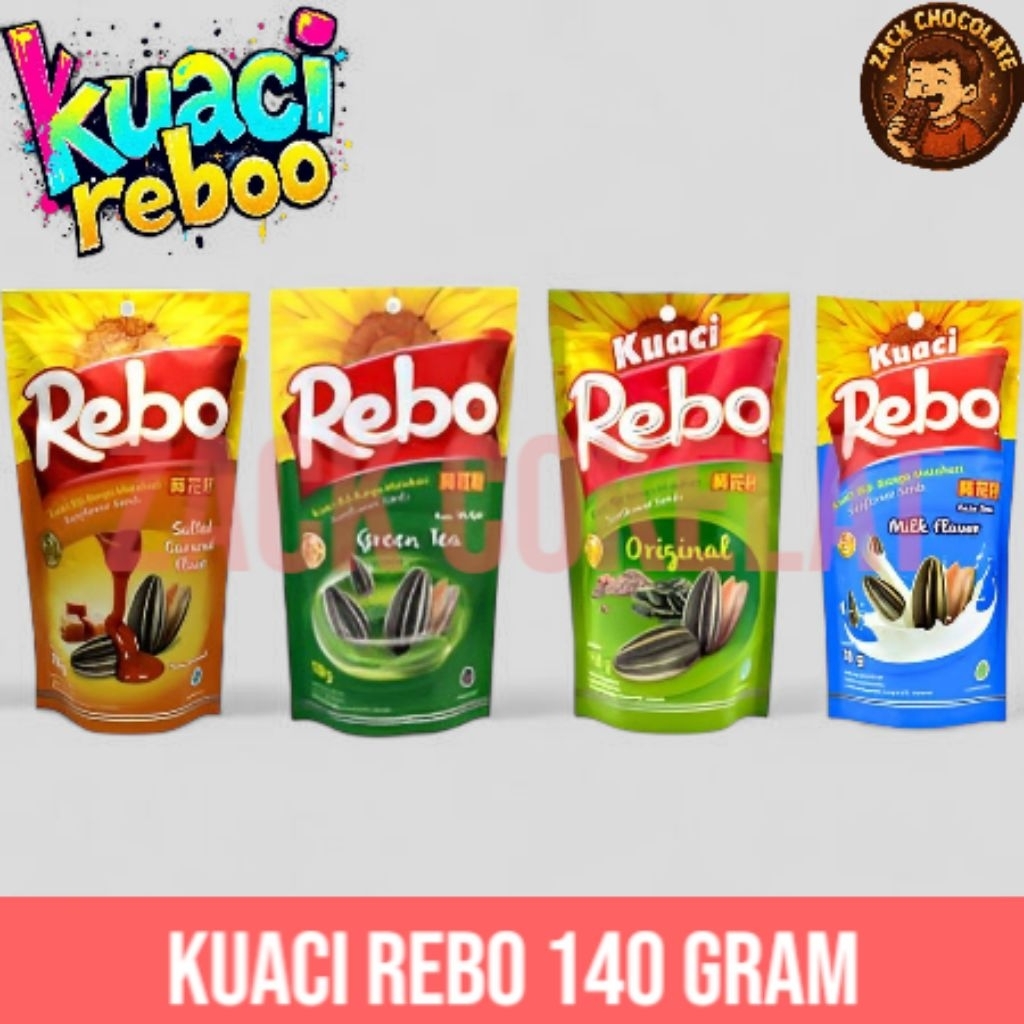 

Kuaci Rebo Berhadiah 140gr – Biji Bunga Matahari Gurih & Renyah
