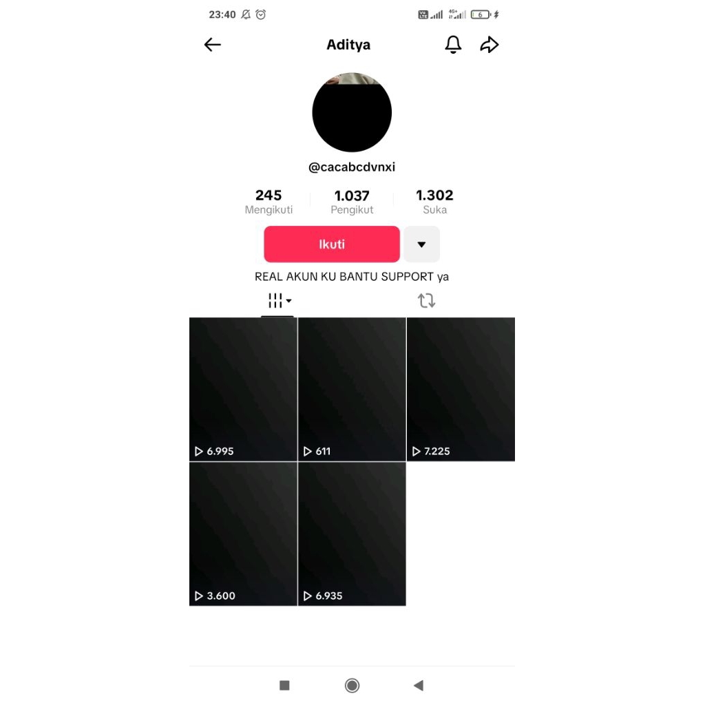 Akun Tiktok Bisa Live 1K Followers