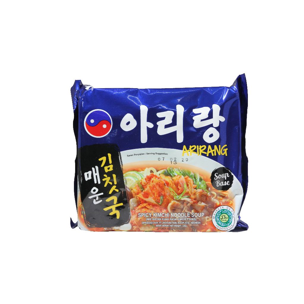 

ARIRANG MI INSTANT KUAH SPICY KIMCHI NOODLE SOUP RASA KIMCI PEDAS 120GR