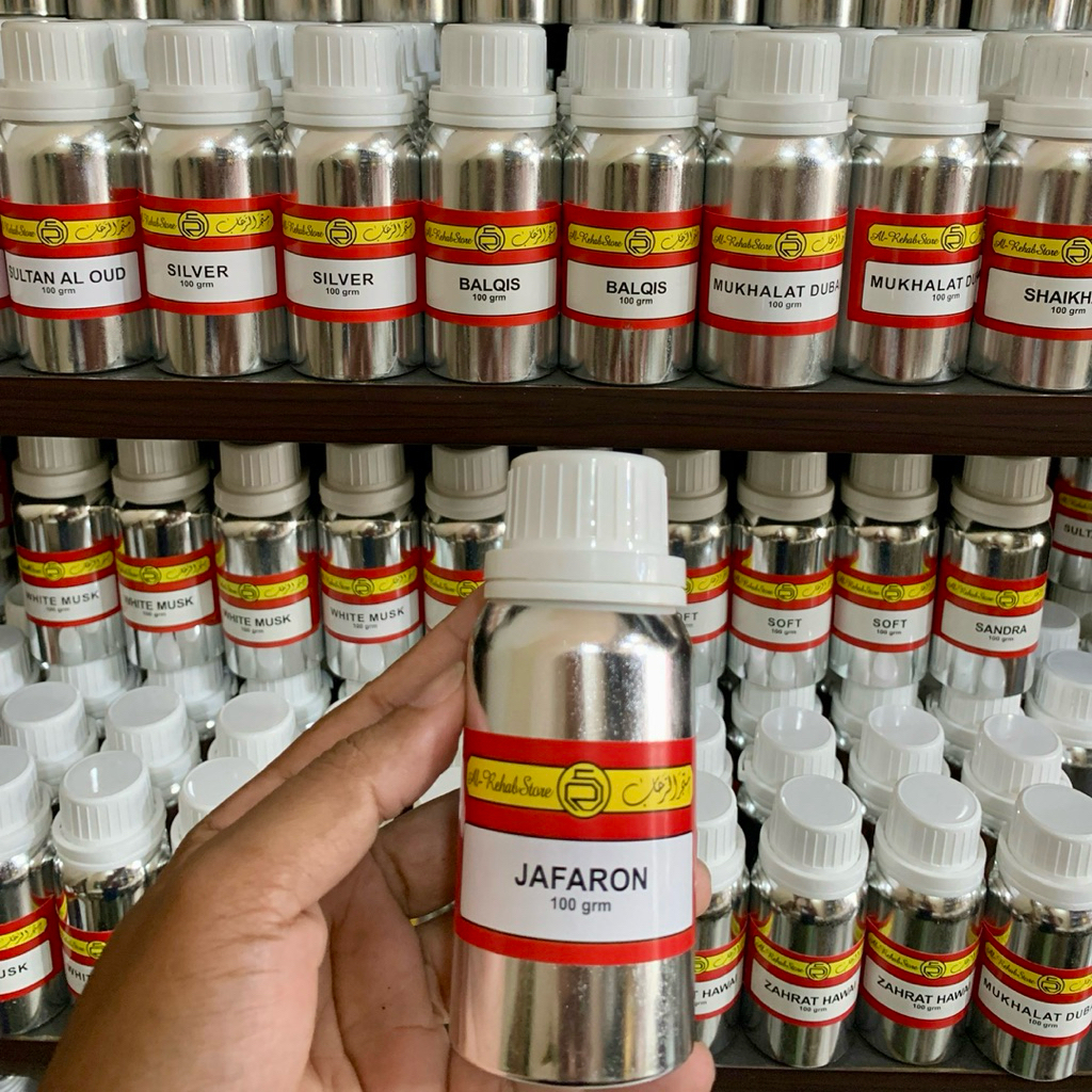 JAFARON | SAFRON AHMAR ALREHAB BIBIT MURNI 100ML PARFUM ARABIAN ORIGINAL SEGEL AL REHAB 100.ML BIBIT