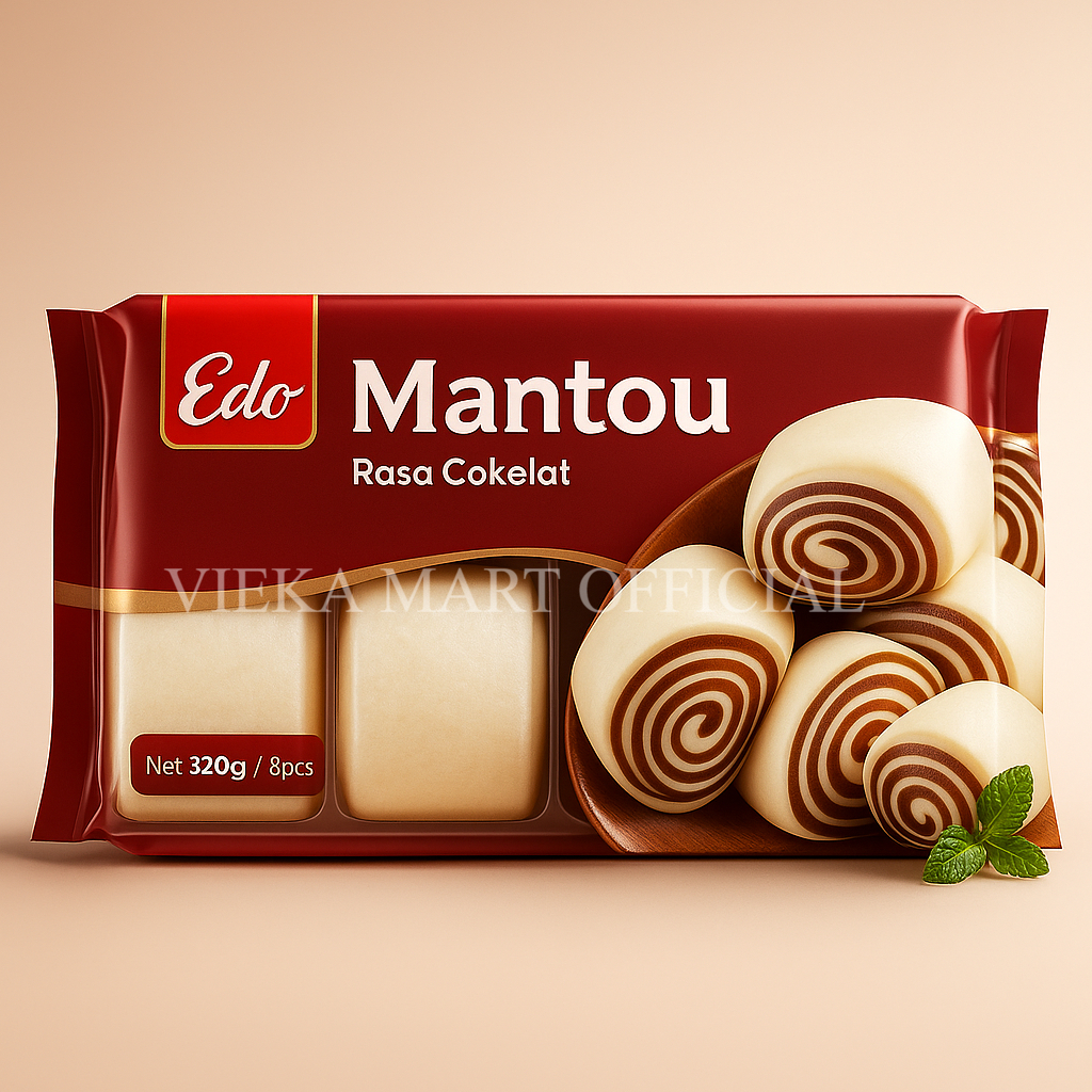 

Edo Mantou Rasa Cokelat 320g isi 8 pcs