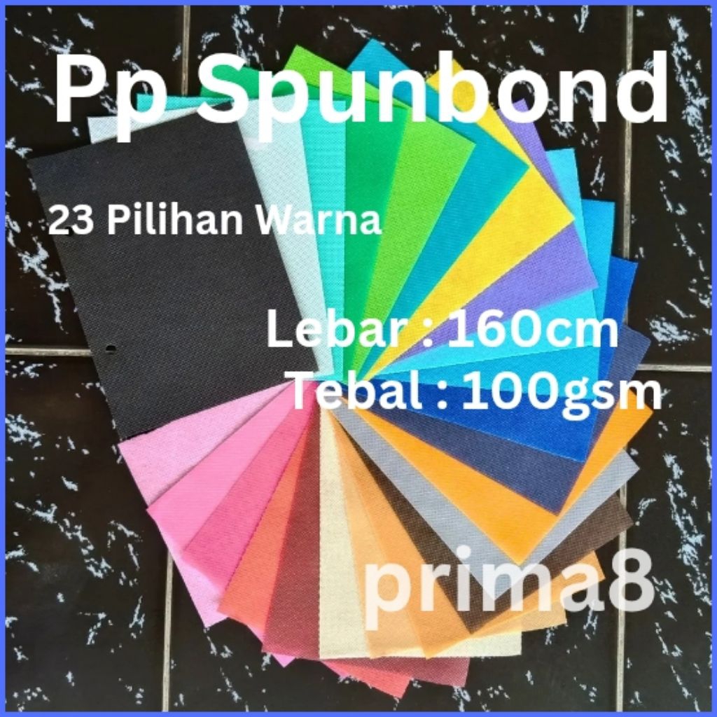 

Kain Spunbond Tebal 100gsm ASLI Non Woven Kain Furing Lebar 160cm Bahan Tas Goodie Bahan Buket Ecer Meteran