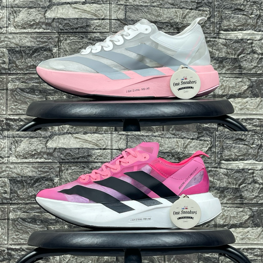 ADIDAS ADIZERO EVO 1 WHITE GREY PINK