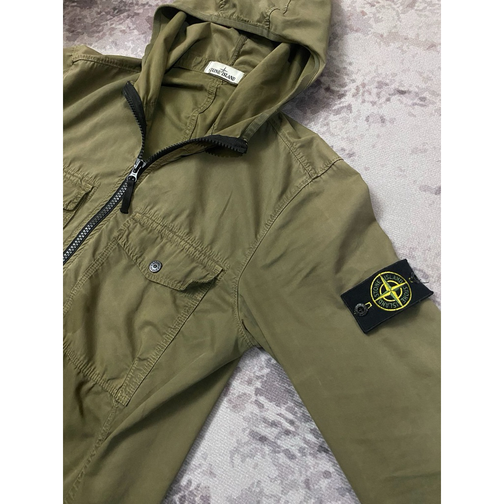 OVERSHIRT HOODIE STONE ISLAND SECOND MURAH