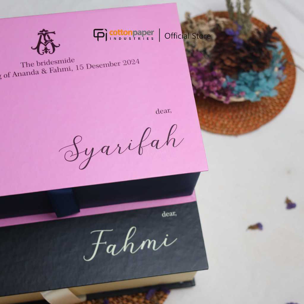 

Box Bridesmaid / Box Groomsman / Box Custom / Hardbox / Big Size 29x19x10cm