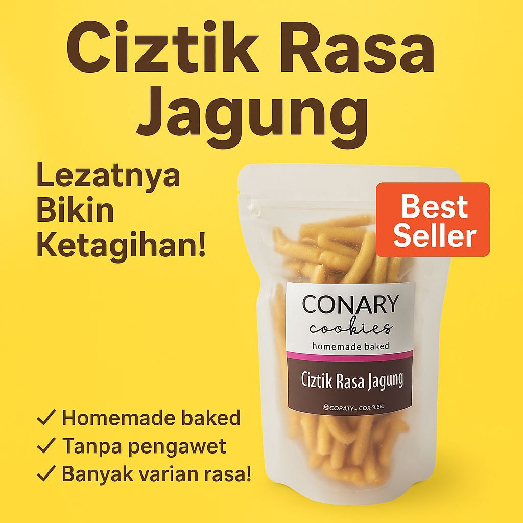 

Cheese stik/cistik/ciztik/sistik rasa jagung/snack renyah/cemilan anak muda/snack murah