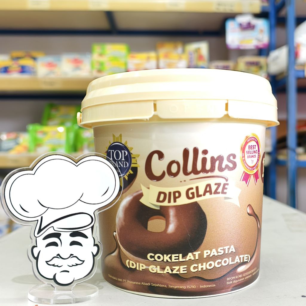 

Collins Glaze Coklat 1Kg / Topping Donat Coklat / Dip Glaze Coklat Collin