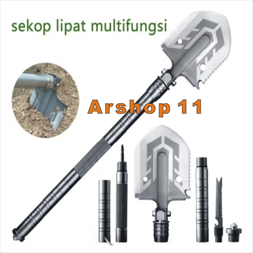 Cangkul Sekop Adventure , Sekop Lipat , Sekop Camping & Outdoor , Multifungsi