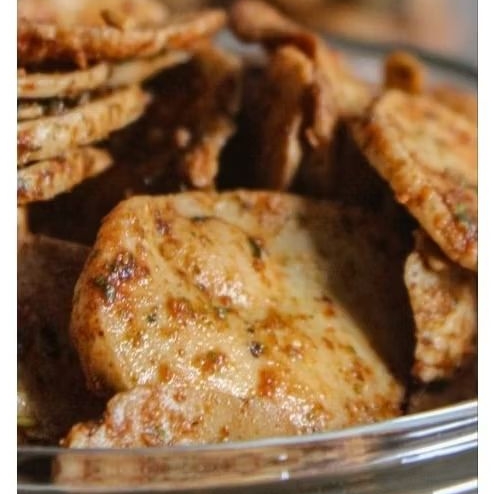 

Basreng Pedas Extra 1kg daun jeruk