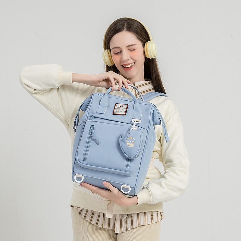 PREMIUM READY FASHION KOREA STYLE TAS RANSEL SEKOLAH CEWEK TAS SEKOLAH MULTIFUNGSI TAS SEKOLAH