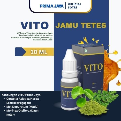 

VITO JAMU TETES ALAMI\MENJAGA IMUNITAS TUBUH\OBAT KULIT\PRIMA JAYA SEMESTA\100% ASLI
