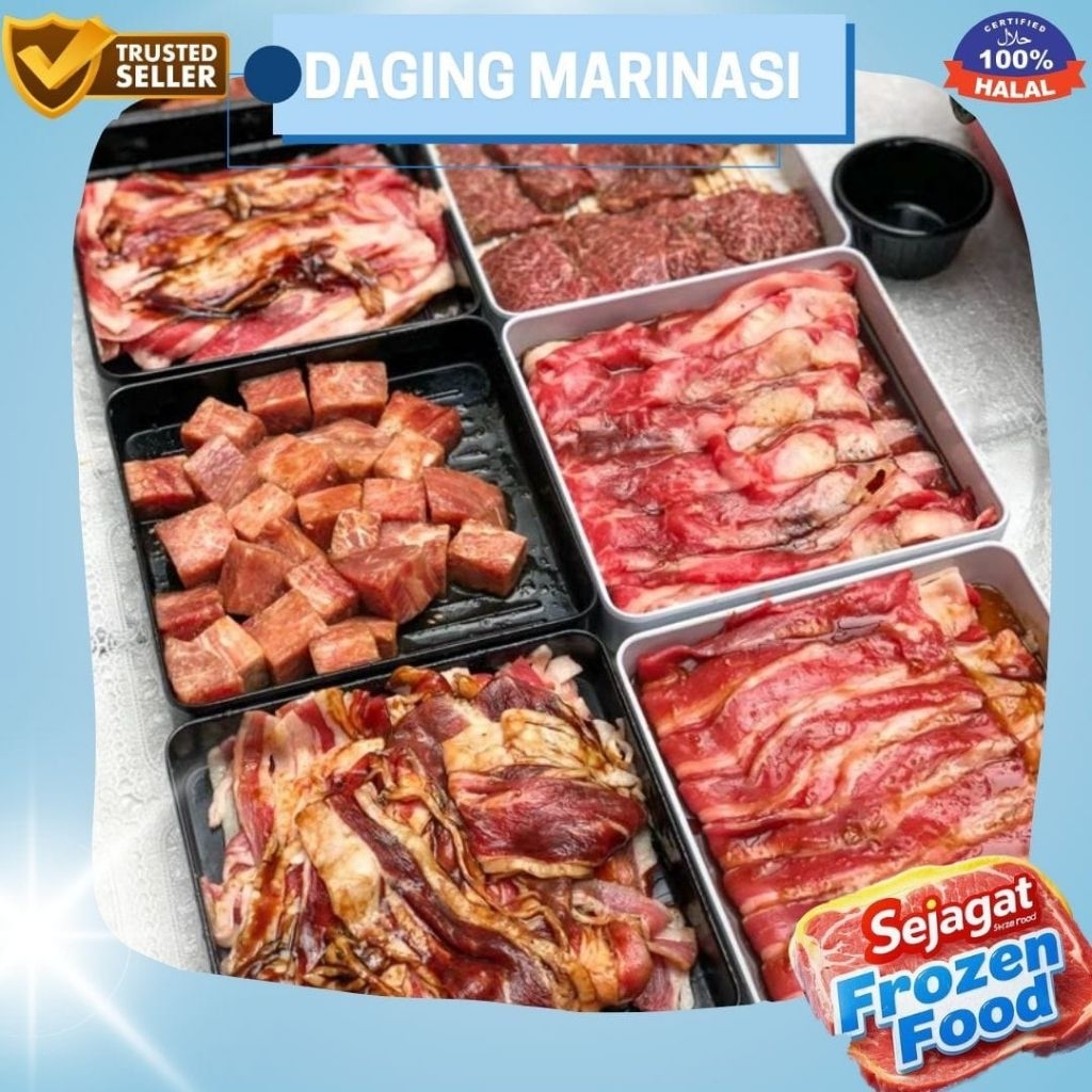 

Daging slice marinasi 500gr