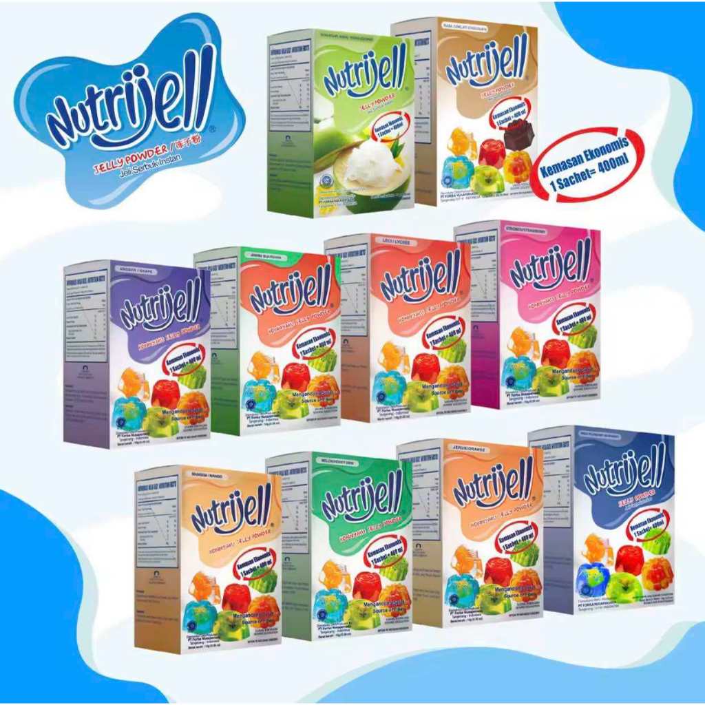 

Nutrijel Ekonomis Kemasan Box - Nutrijel Aneka Rasa - Jelly