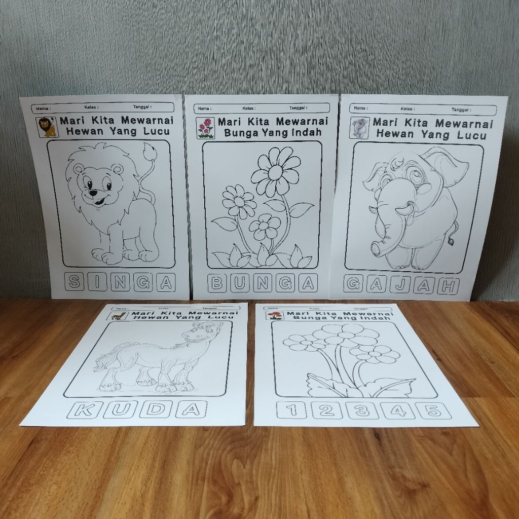 

Kertas Mewarnai A3 Besar isi 5 lembar (per 1 bungkus)