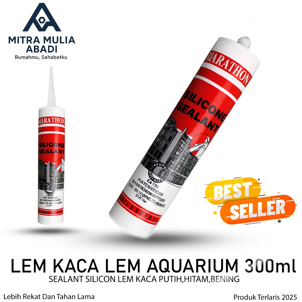 

LEM BOTOL KACA LEM KACA AQUARIUM SEALENT HITAM CLEAR PUTIH