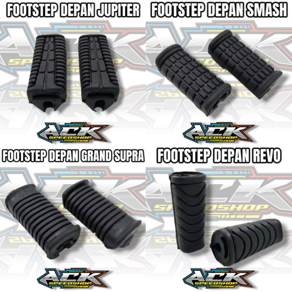FOOTSTEP DEPAN MOTOR SUPRA- REVO- SMASH- JUPITER Z. POSTEP/ PIJAKAN KAKI DEPAN SEPEDA MOTOR