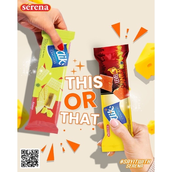 

Serena Klik Cracker Level 3 Santuy Sachet 24 gram