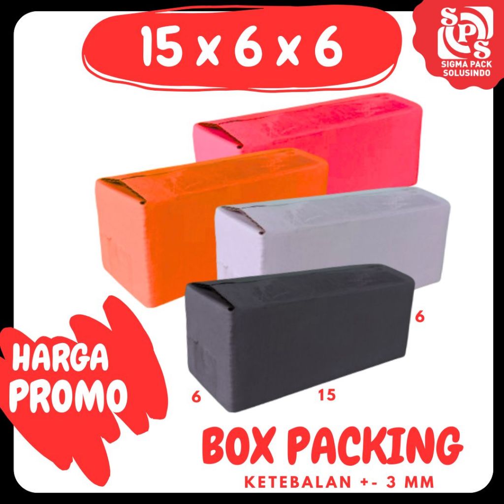

Box 15x6x6 Kardus A1 Packing Karton Dus Kotak Kemasan Obat Mainan Olshop Botol Jamu Zigma Pack