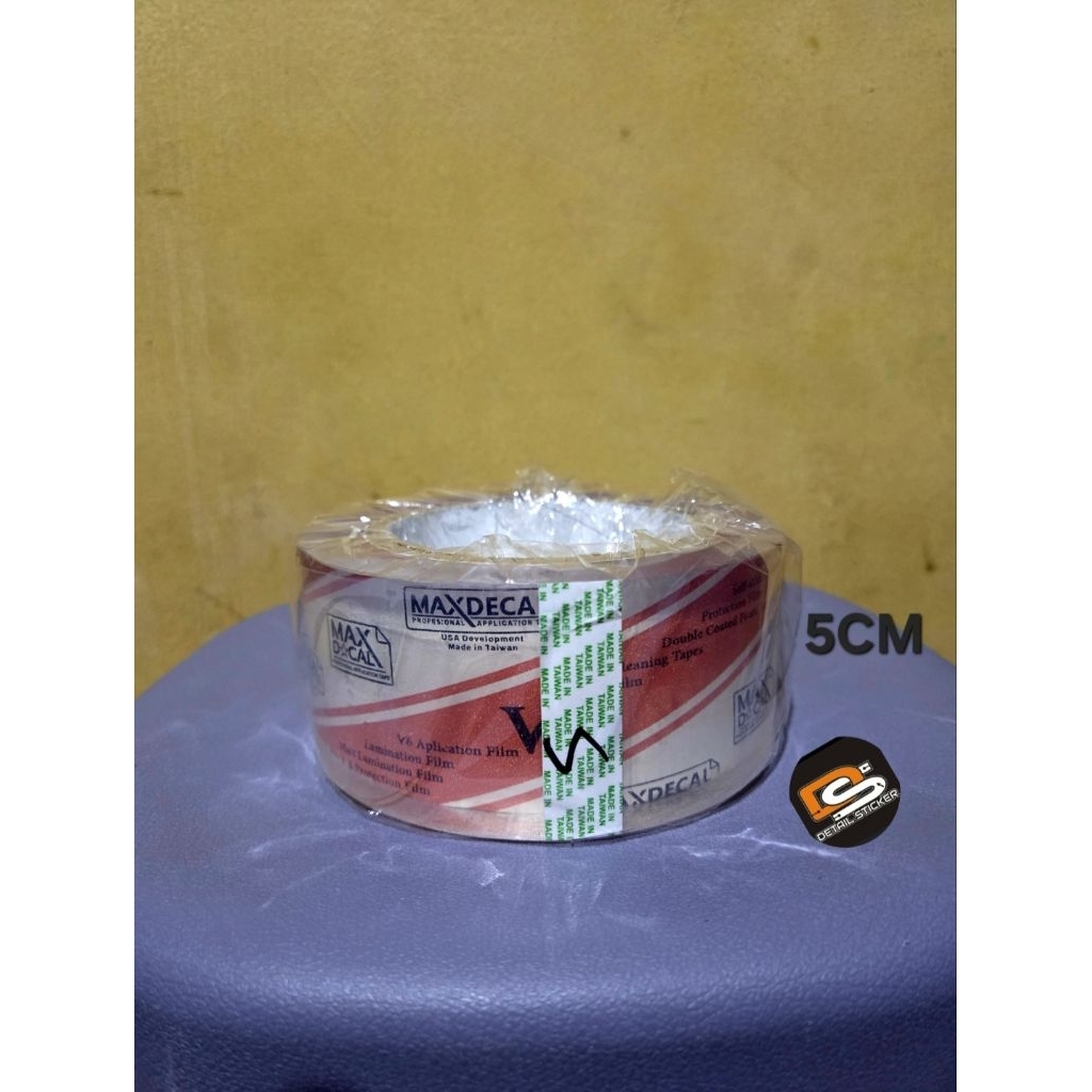 

5CM Masking Tape MAXDECAL Transfer Tape Laminasi Cutting Sticker Maxdecal 5CM