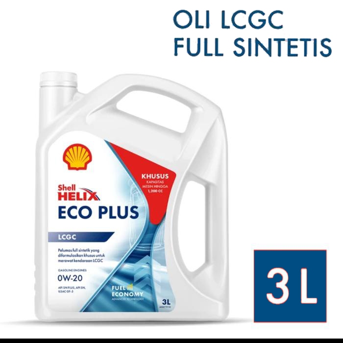 Shell Helix ECO FULL SYNTHETIC 0W-20 PELUMAS LCGC SEGEL HOLOGRAM ORIGINAL OLI MOBIL DAIHATSU AYLA