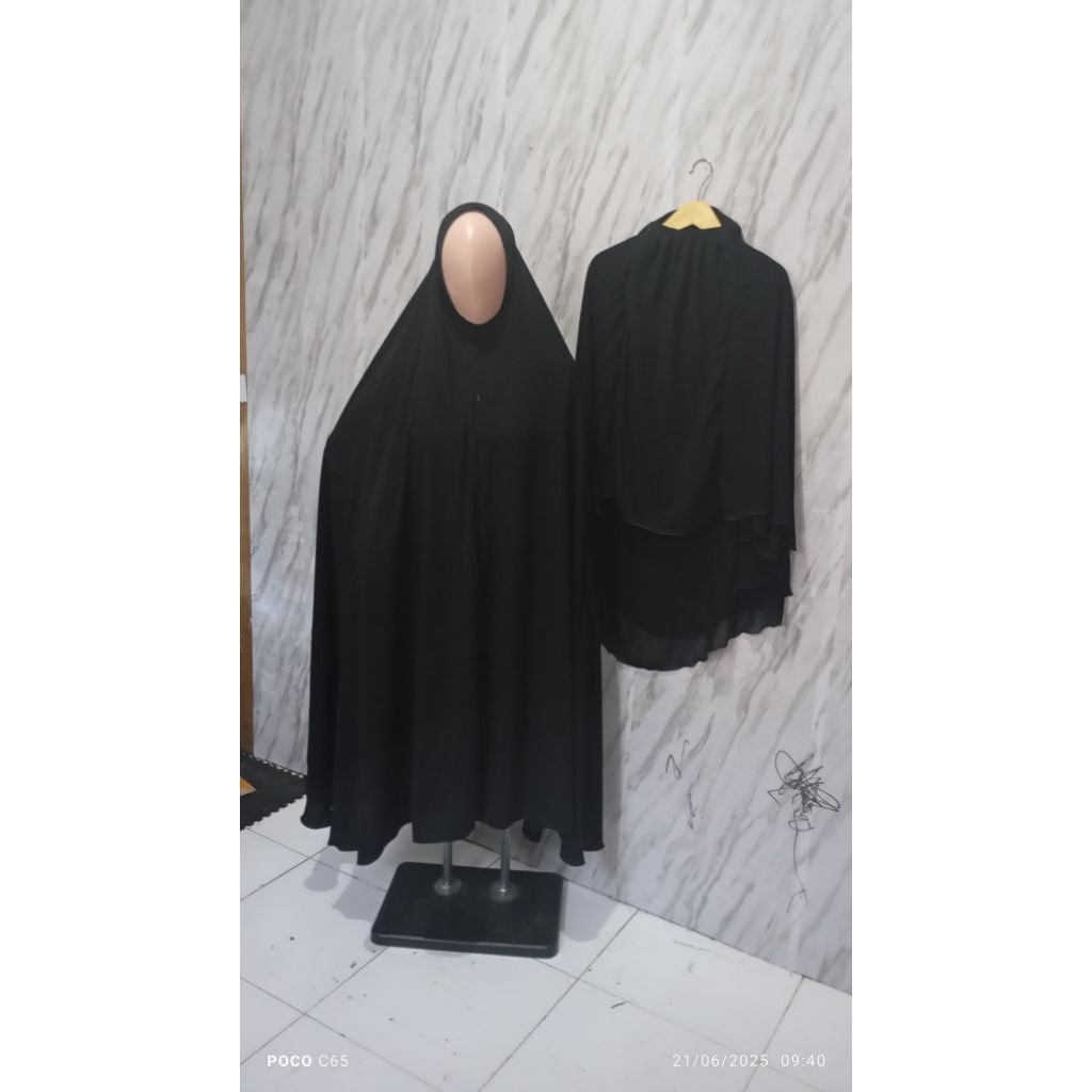 jilbab safar cadar pisah/lepasan
