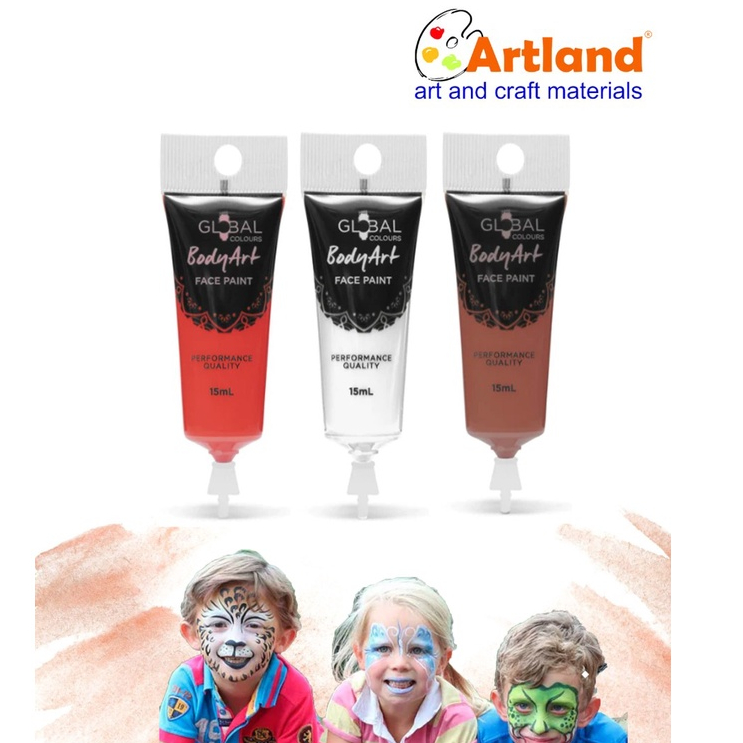 

Global Colours BodyArt 15ml – Cat Wajah & Tubuh Profesional