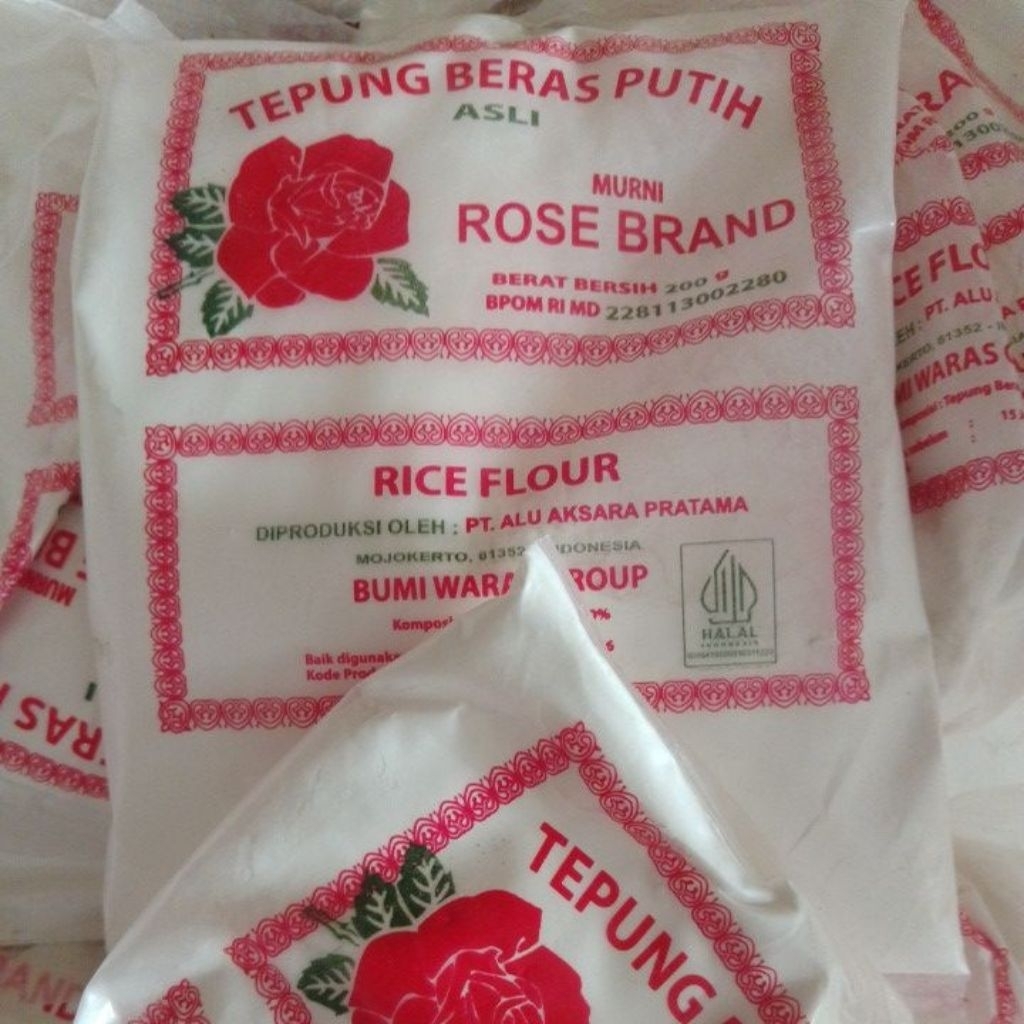 

tepung beras rose brand 200g