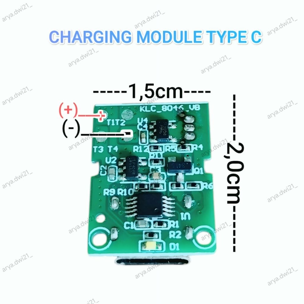 MODUL Pengecasan / CHARGER TYPE C