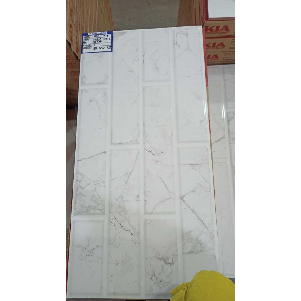 KIA KERAMIK 30X60 CANNA WHITE