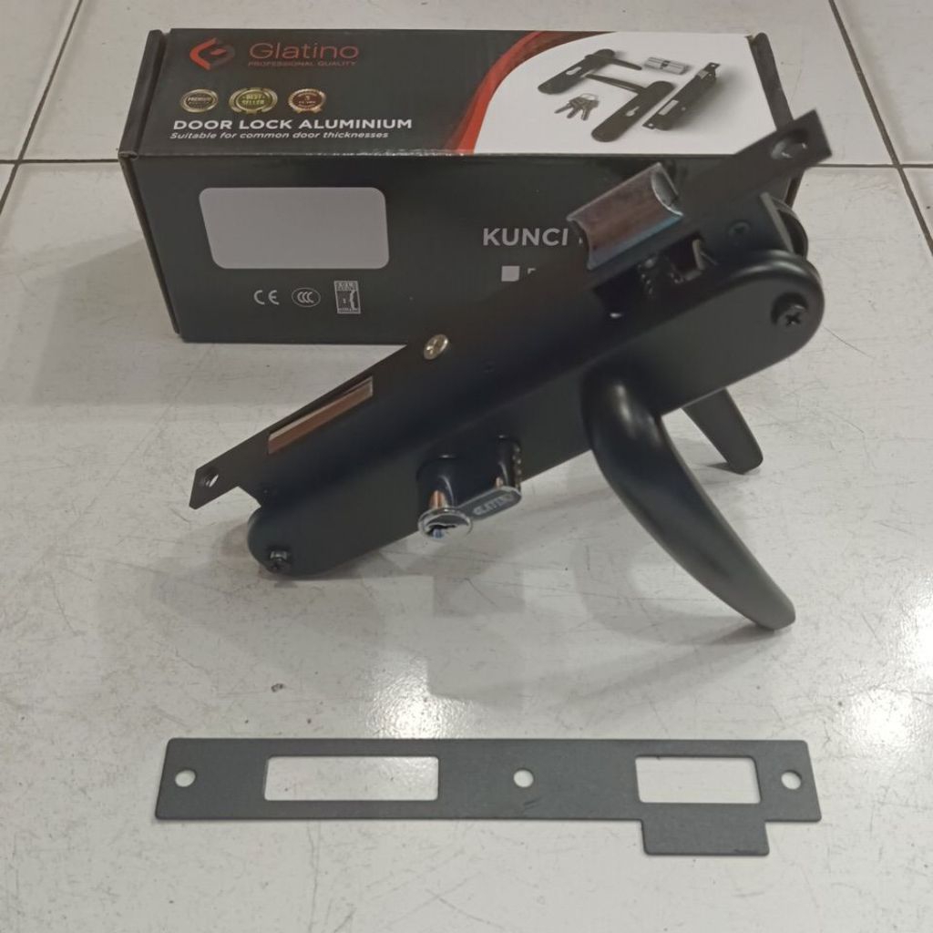 kunci pintu tralis / kunci pintu kawat nyamuk aluminium / kunci espanda GLATINO