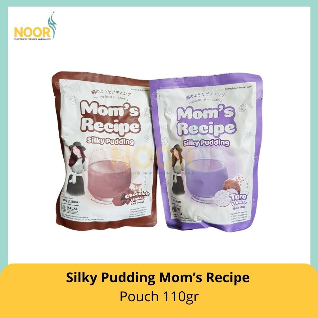 

Silky Puding Mom's Recipe Pouch 110gr Taro Cokelat