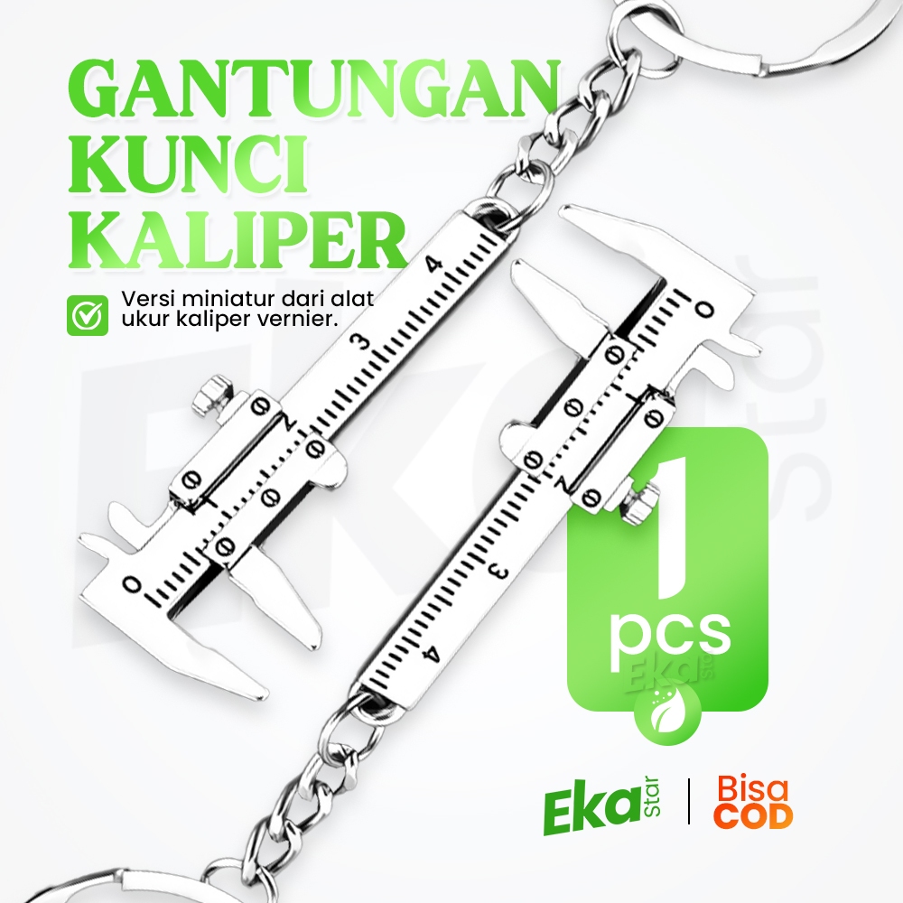 

Jangka Sorong Gantungan Kunci Mini Sigmat Alat ukur Penggaris Sketmat Caliper Metal Mutifungsi