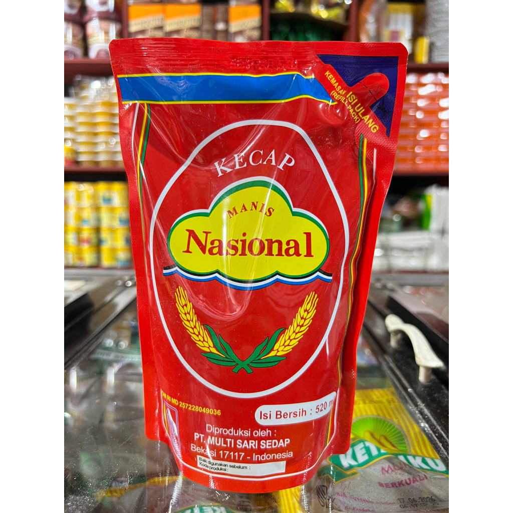 

Kecap manis NASIONAL 520 gr / kecap enak / kecap manis