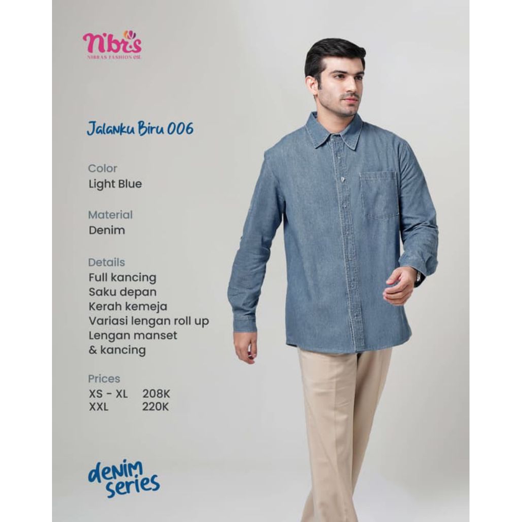 JALANKU BIRU 006 KOKO DENIM NIBRAS